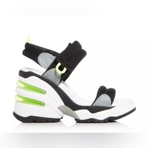 Ash cosmos platform wedge sandals 7